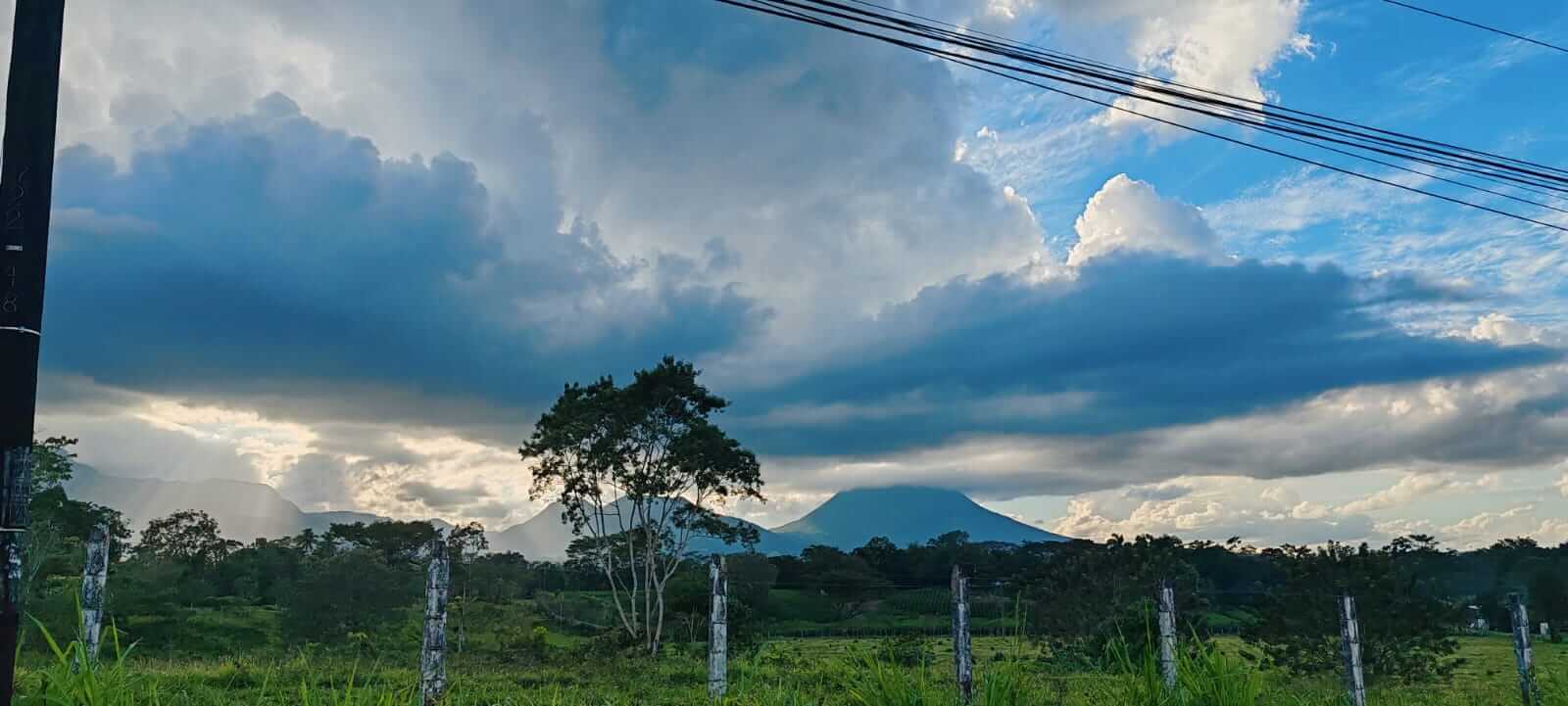Arenal Volcano view from Route 142